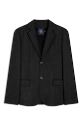 Blazer Wool Tailoring Dark Navy Mescla