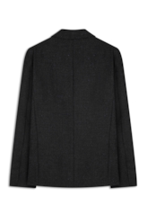Blazer Wool Tailoring Dark Navy Mescla