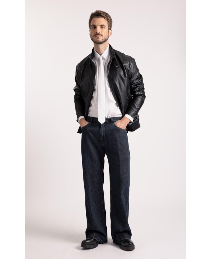 Blue Brown (Patte d Eph) 5 Pockets 2030-Lav.Black C/ Luva