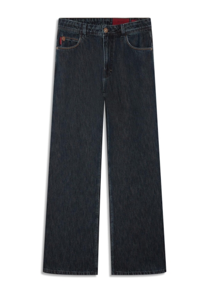 Blue Brown (Patte d Eph) 5 Pockets 2030-Lav.Black C/ Luva