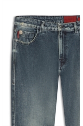 Blue Cross (Slim) 5 Pockets Lav.Escuro C/Matiz