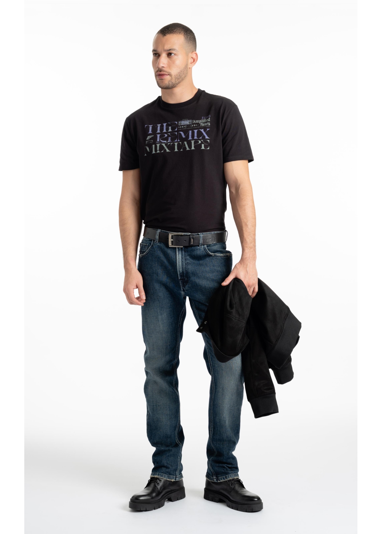 Blue Cross (Slim) 5 Pockets Lav.Escuro C/Matiz