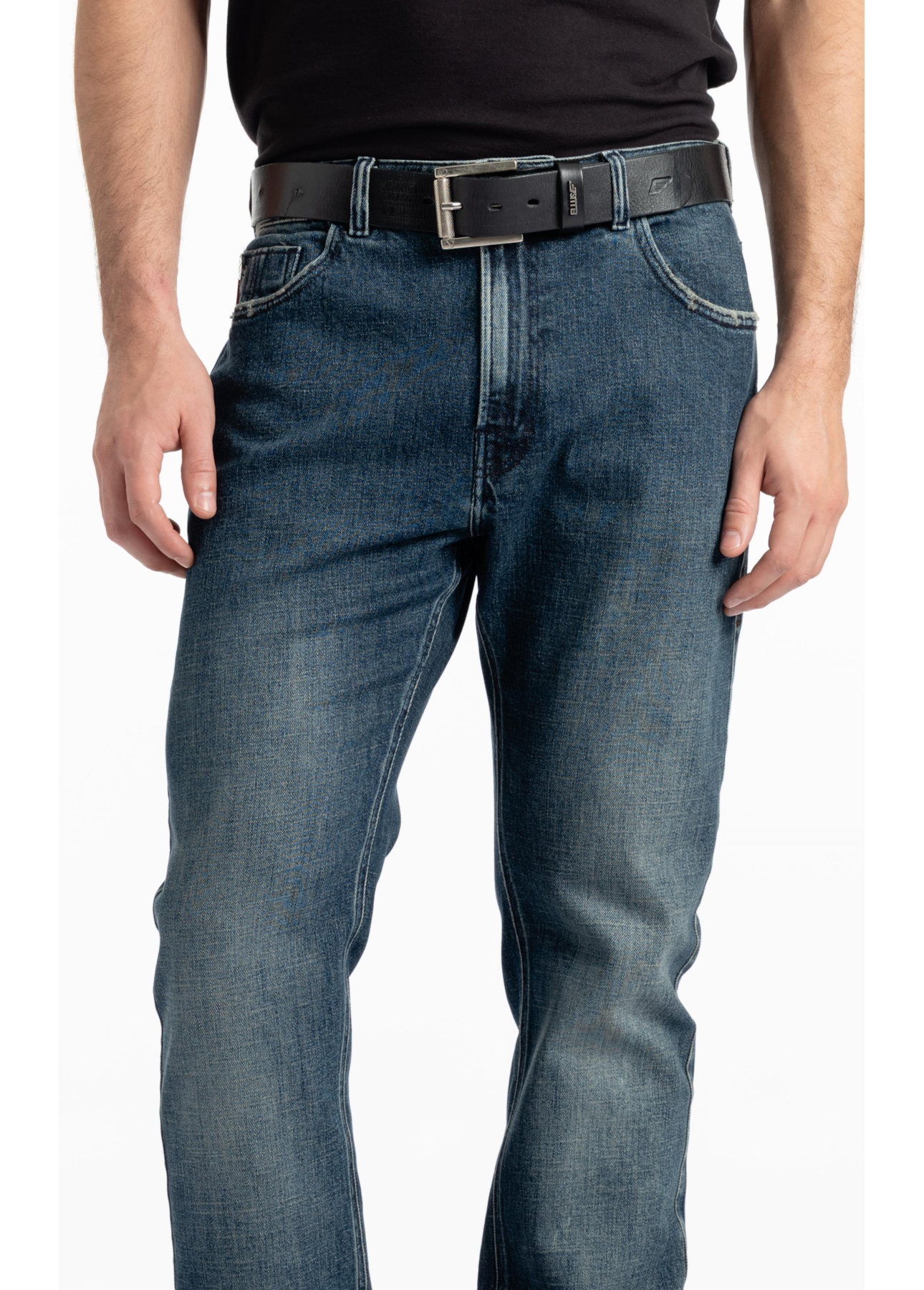 Blue Cross (Slim) 5 Pockets Lav.Escuro C/Matiz