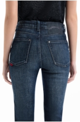 Blue Cross Slim e Asa Lav. Escuro C/ Matiz