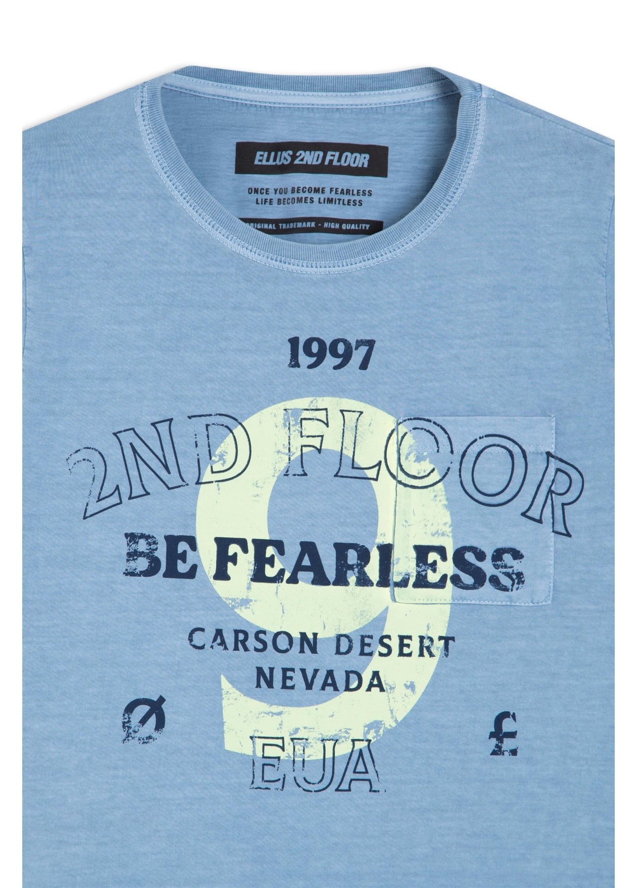 Blusa 2nd Fearless Azul Seco