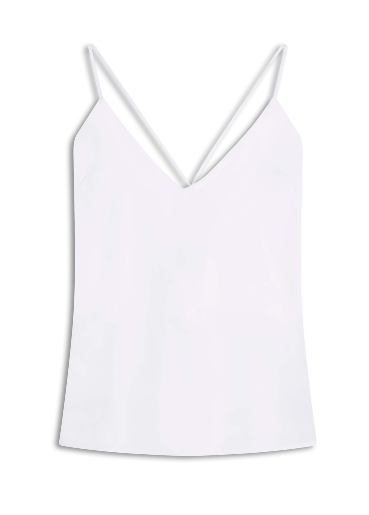 Blusa Acetinada Sleeveless Adjustment Coral