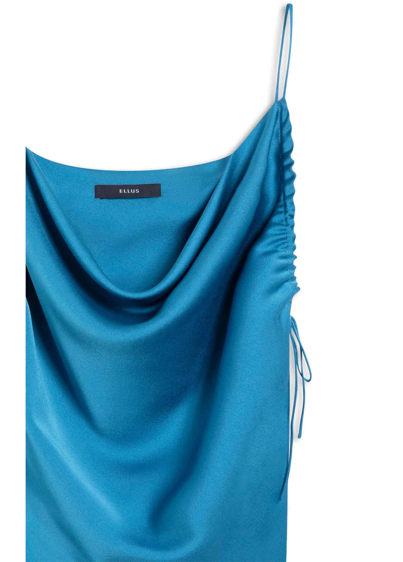Blusa Acetinado Degage Strappy Oceano