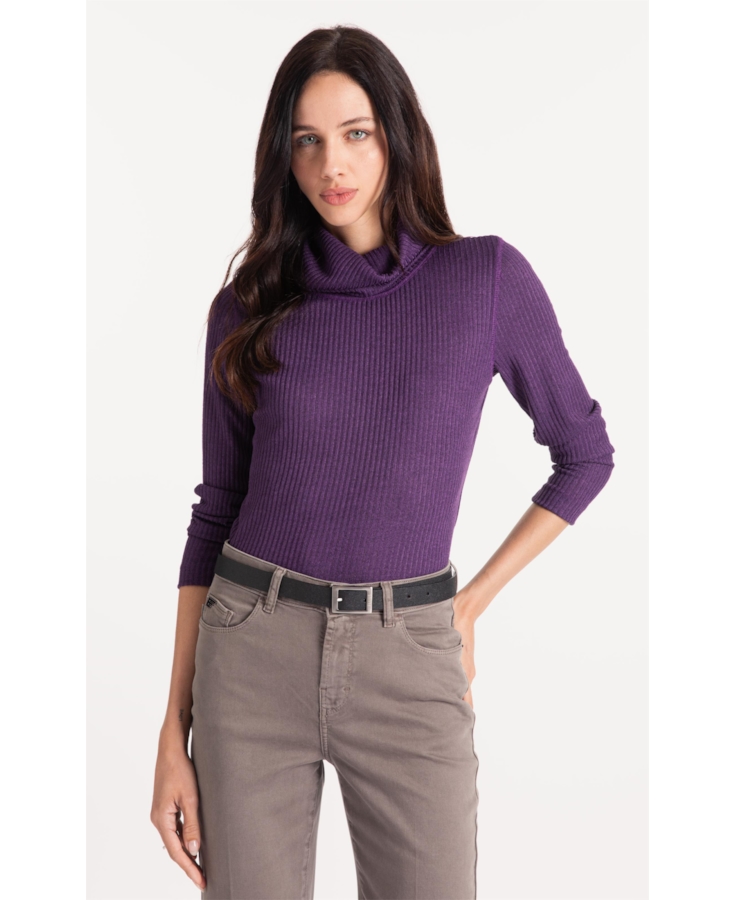 Blusa Alegra High Neck Roxo