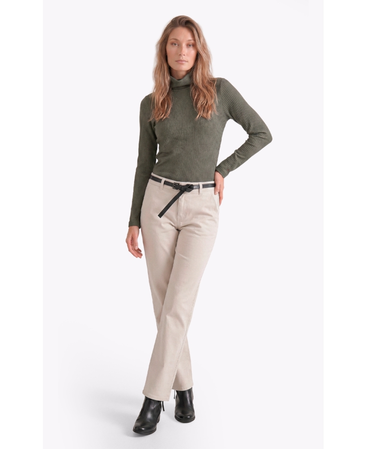 Blusa Alegra High Neck Verde Oliva