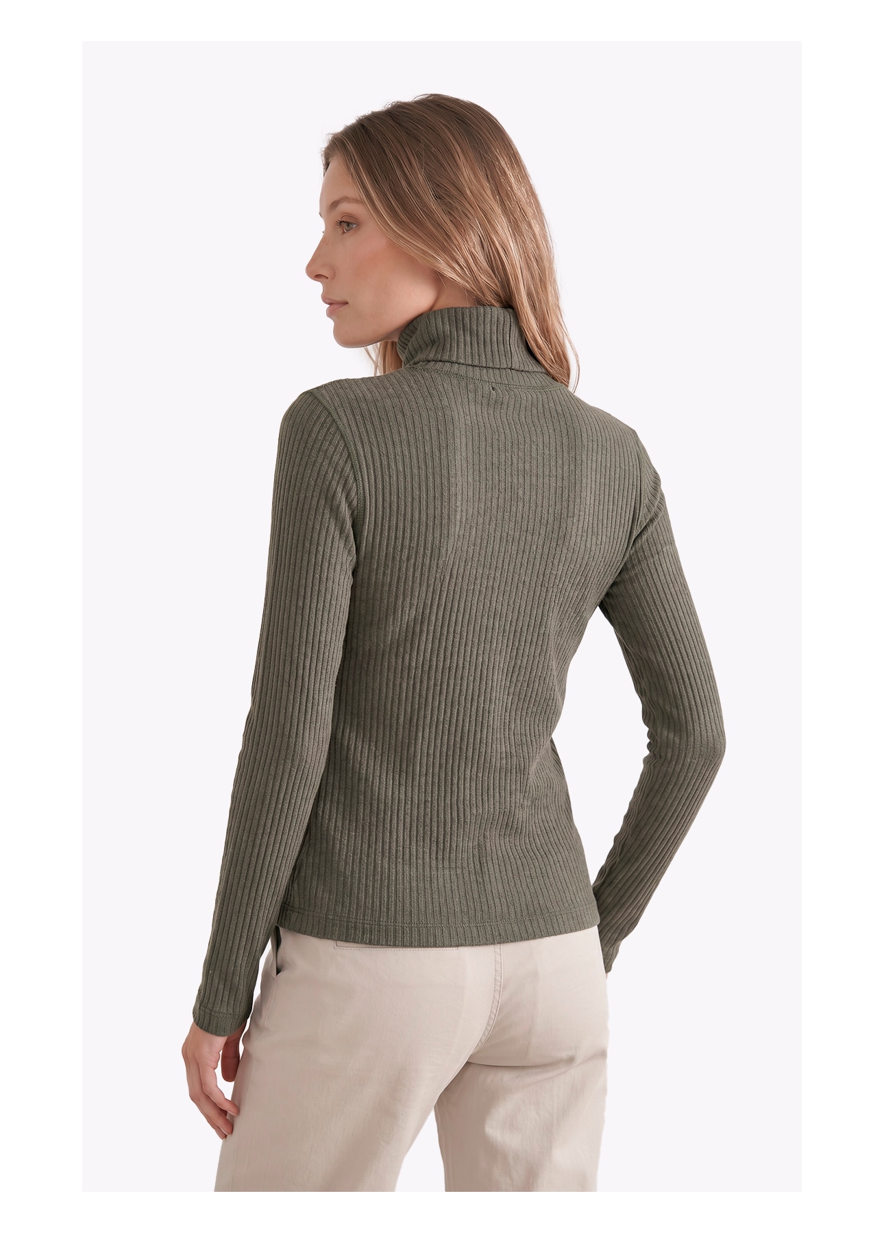 Blusa Alegra High Neck Verde Oliva