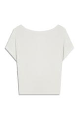 Blusa Baby Look Mini Viscolycra Off White