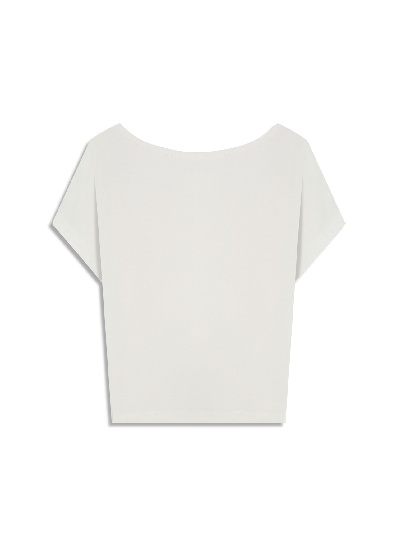 Blusa Baby Look Mini Viscolycra Off White