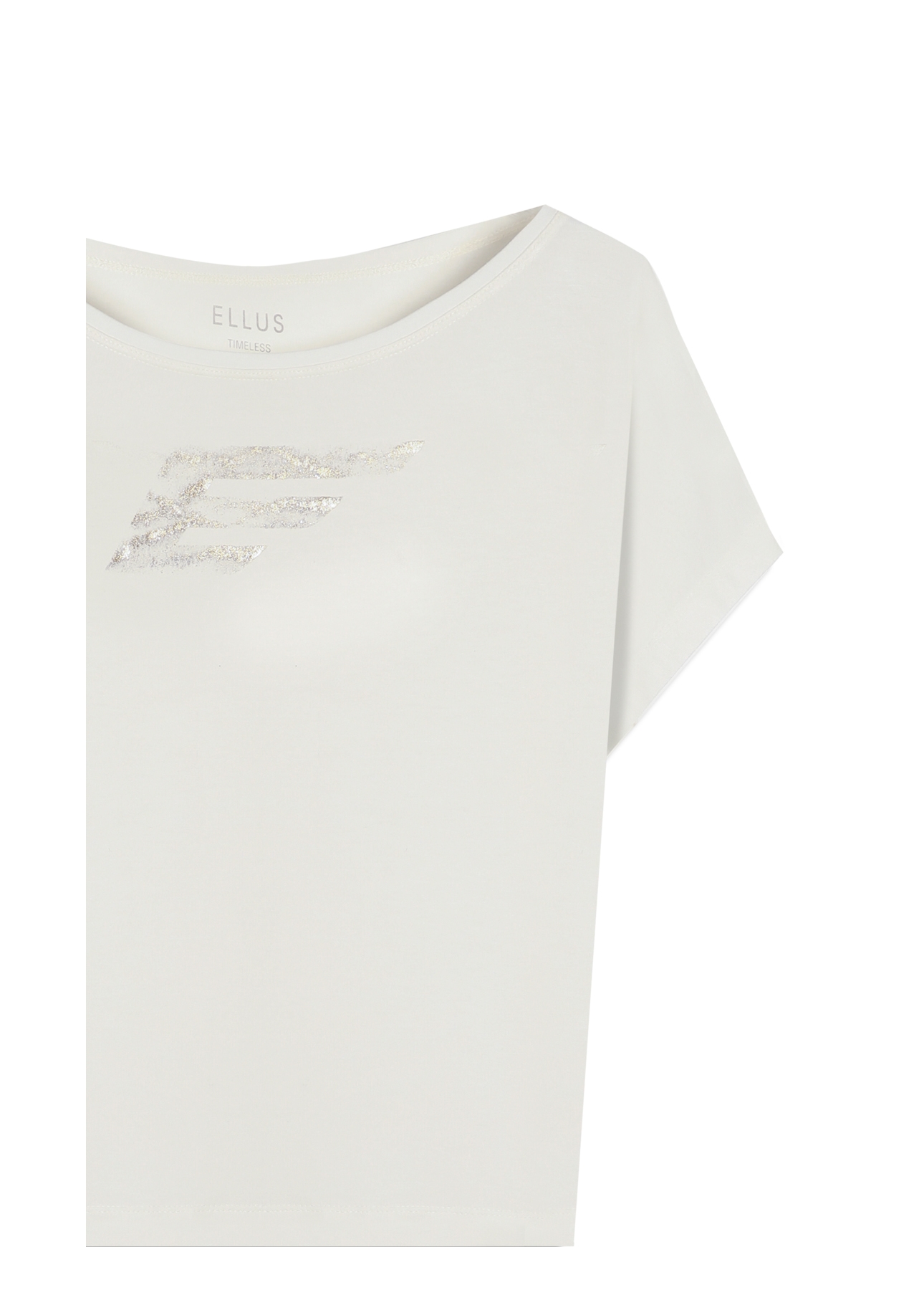 Blusa Baby Look Mini Viscolycra Off White