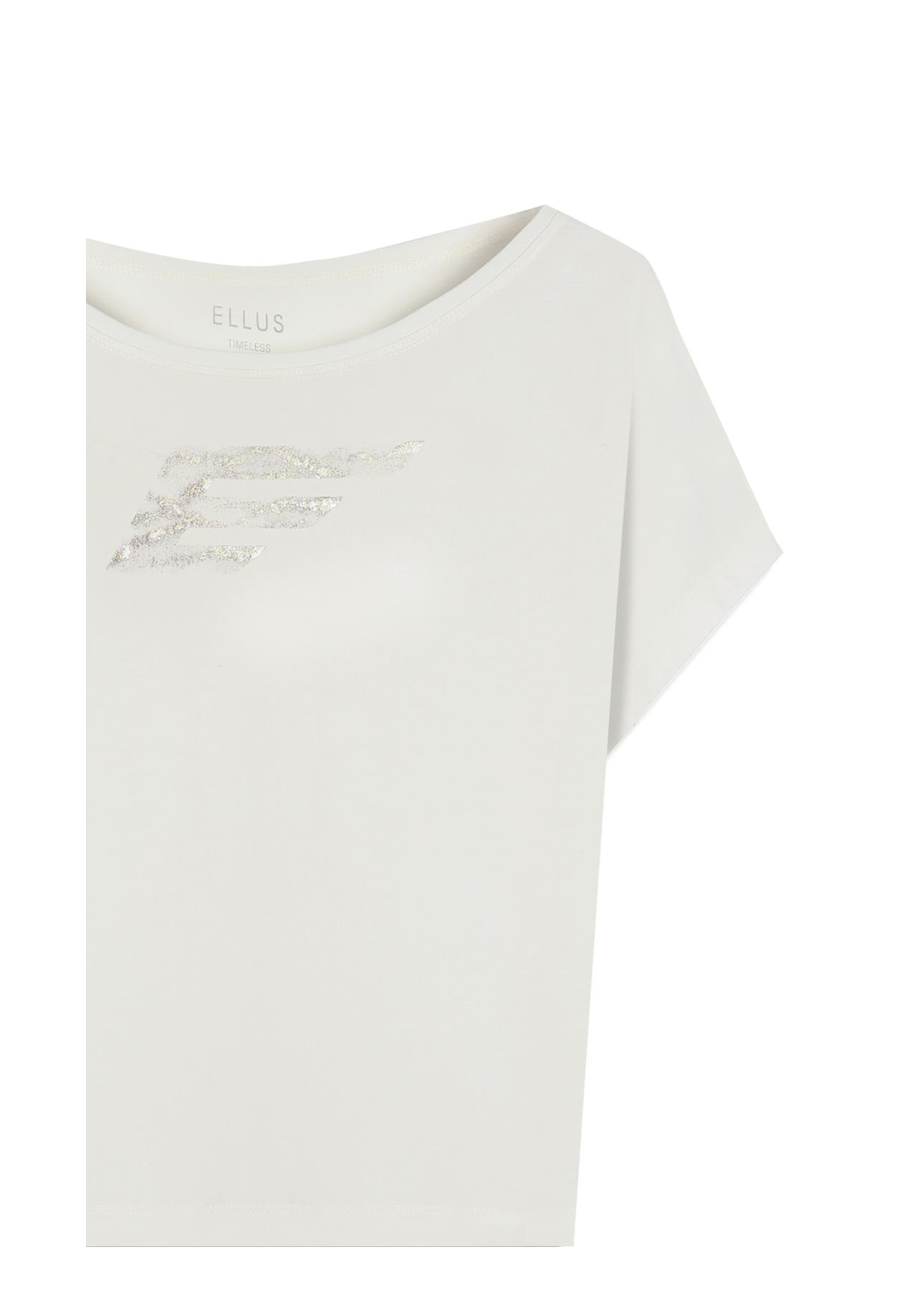 Blusa Baby Look Mini Viscolycra Off White
