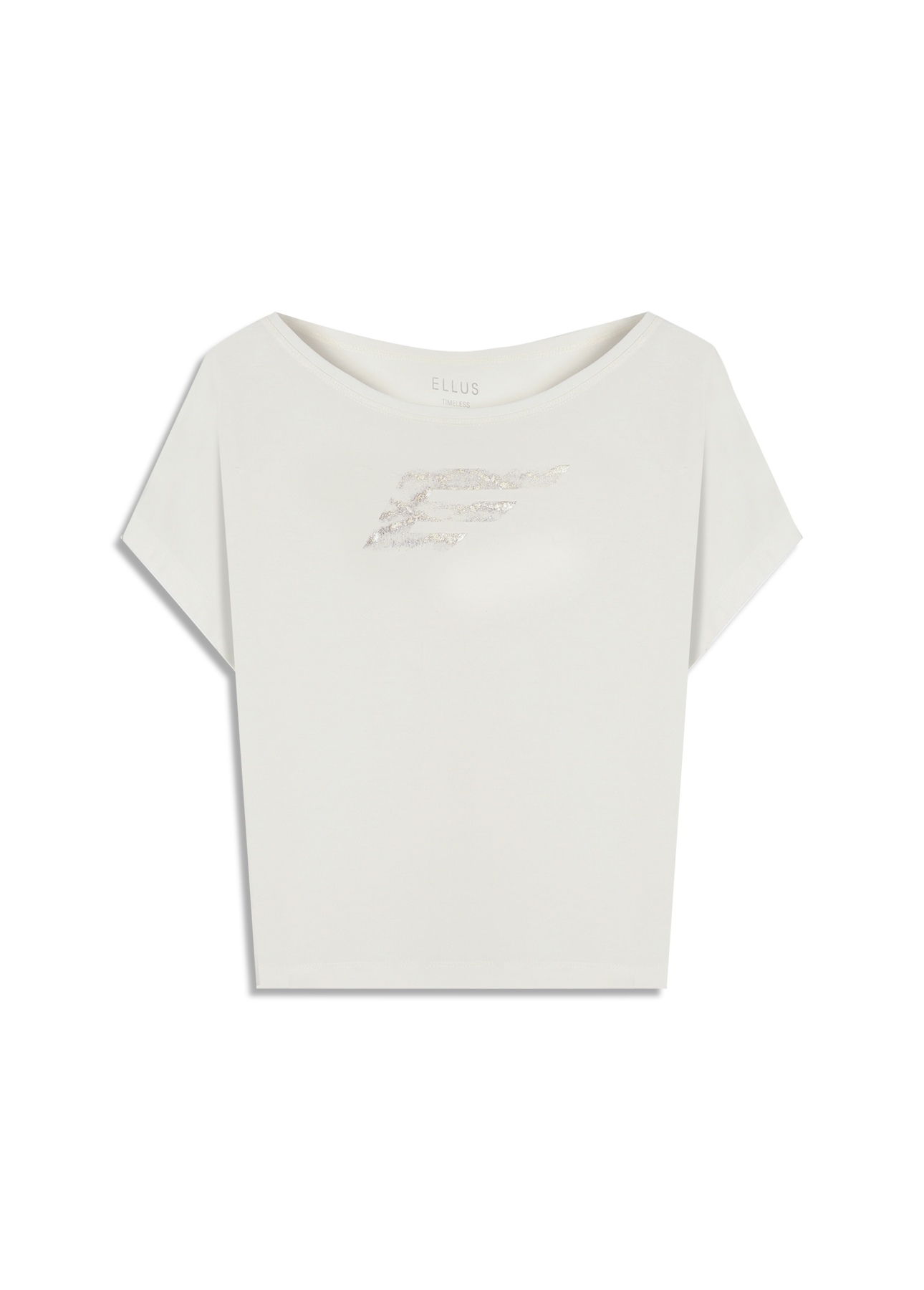 Blusa Baby Look Mini Viscolycra Off White