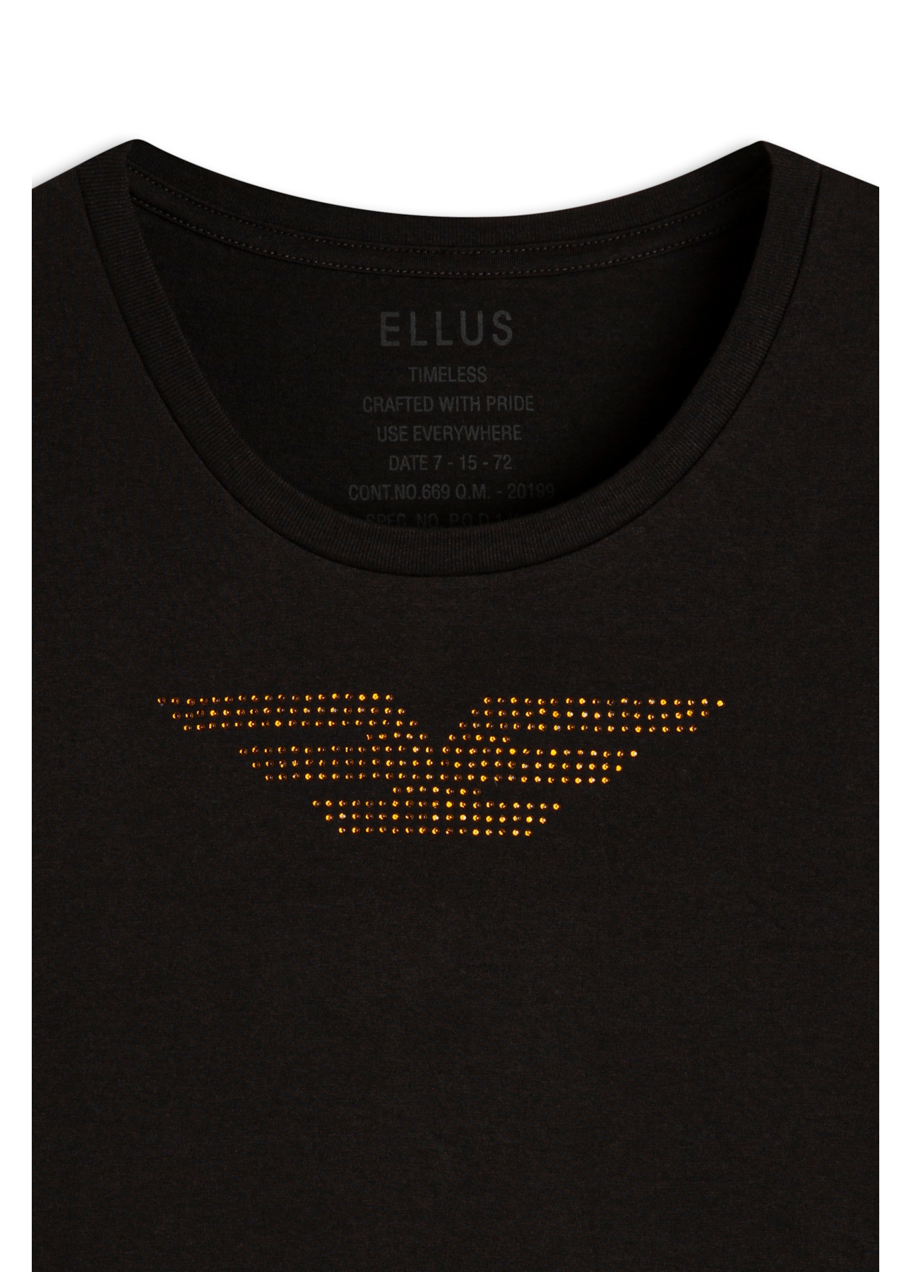 Blusa Barcelona Easa Hotfix Preto