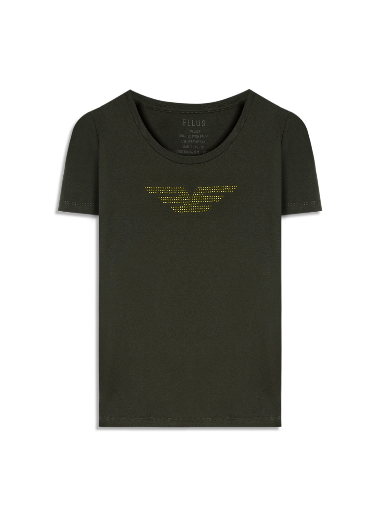 Blusa Barcelona Easa Hotfix Verde Militar