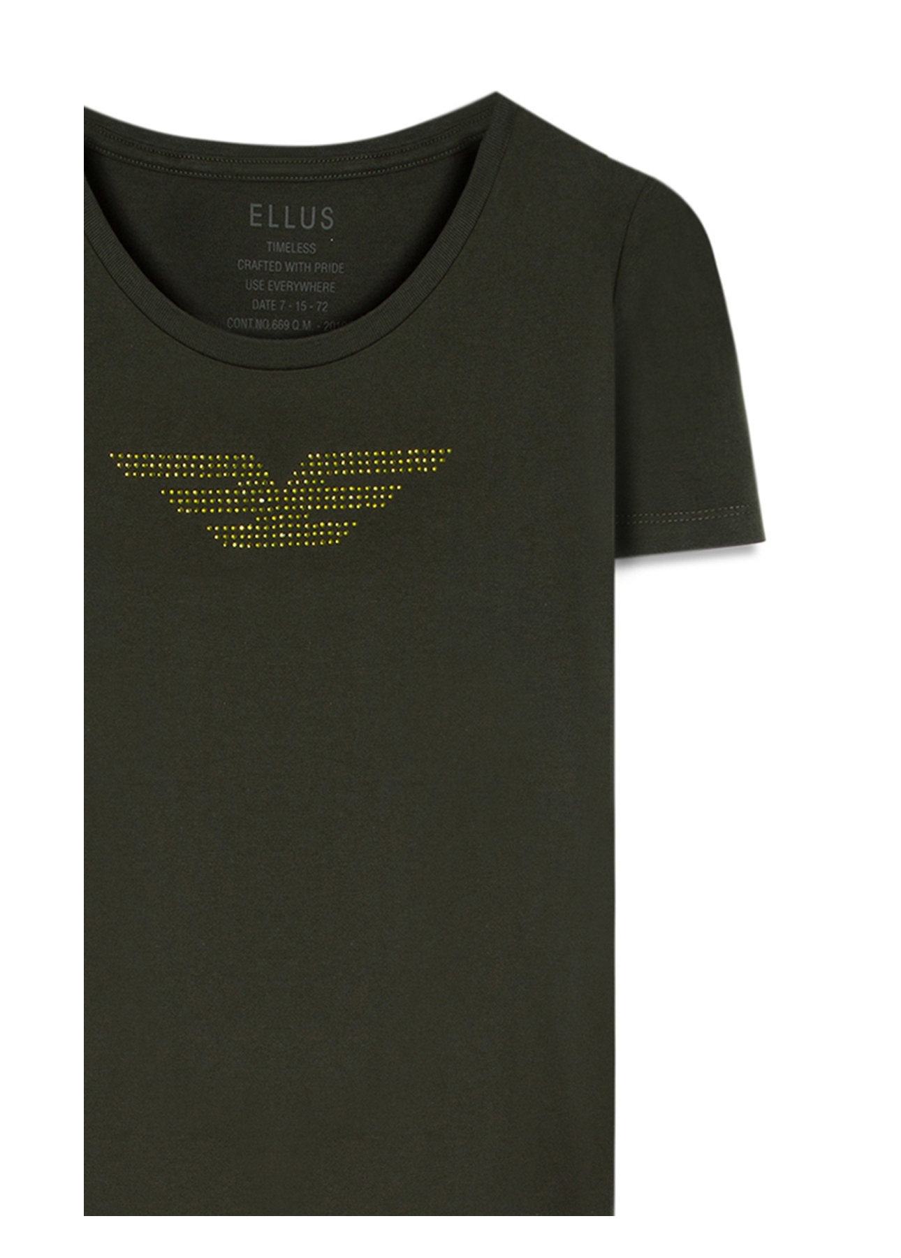 Blusa Barcelona Easa Hotfix Verde Militar