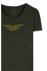 Blusa Barcelona Easa Hotfix Verde Militar