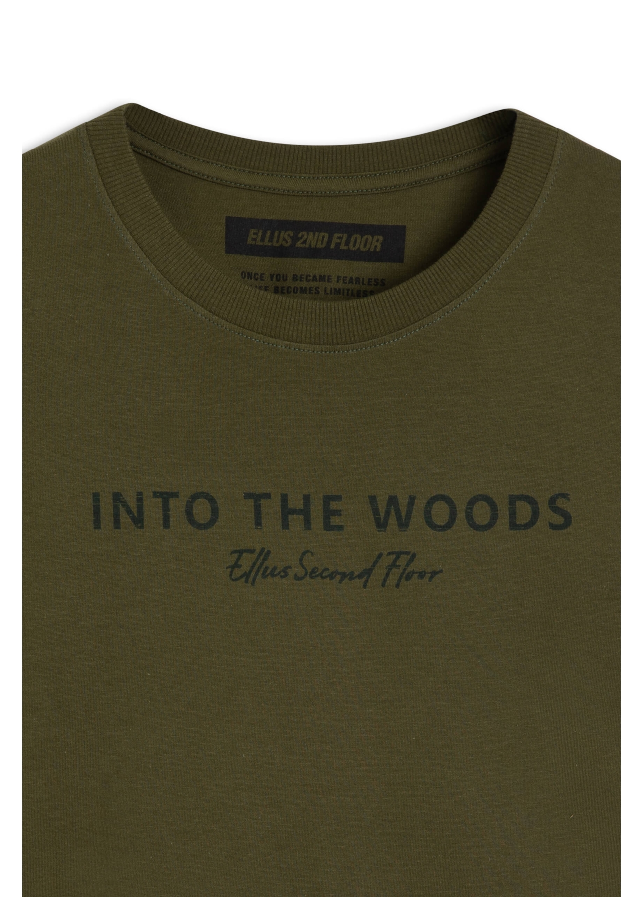 Blusa Basic Into The Woods Musgo