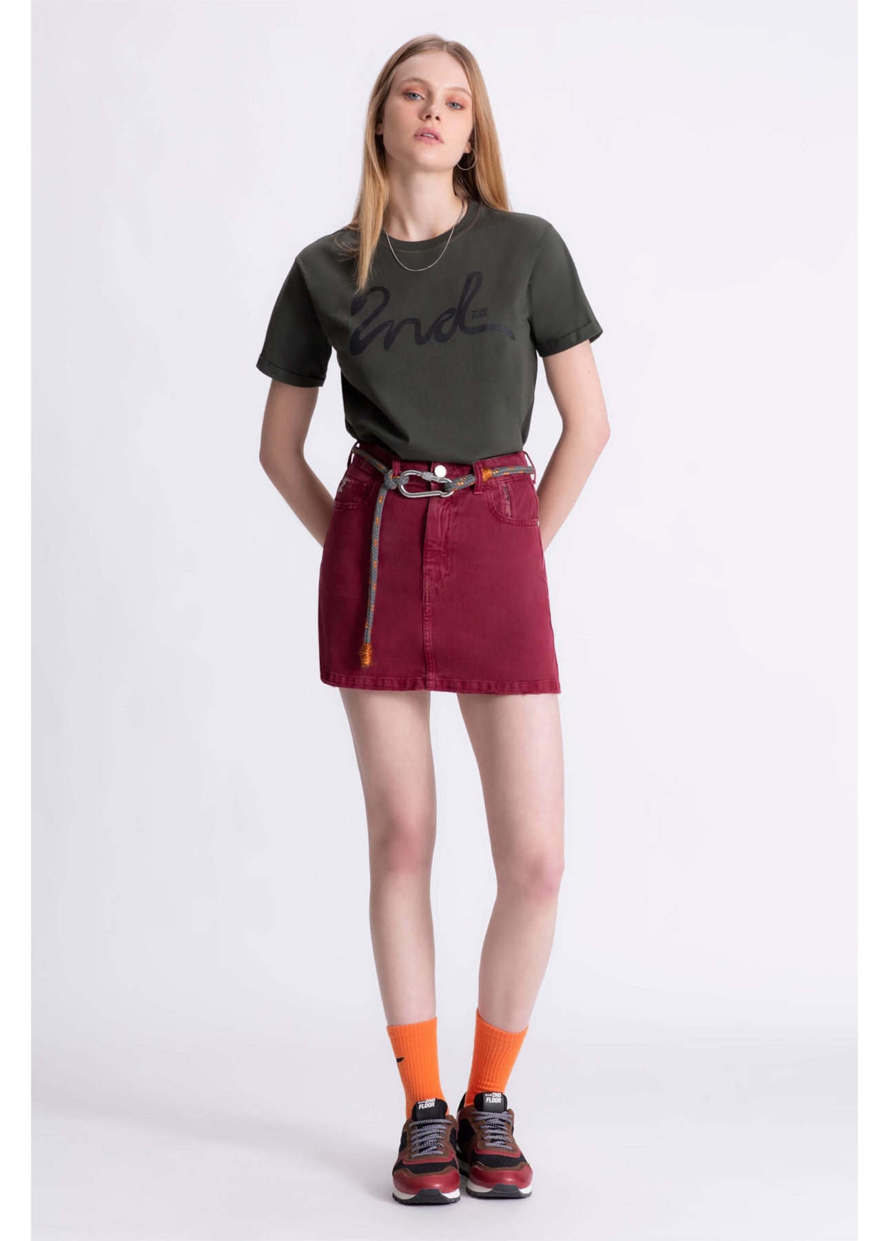Blusa Básica Snake Verde Militar