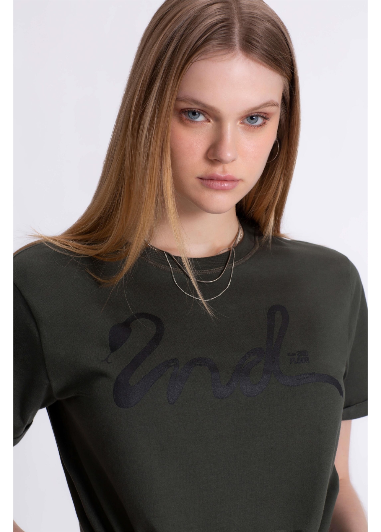 Blusa Básica Snake Verde Militar