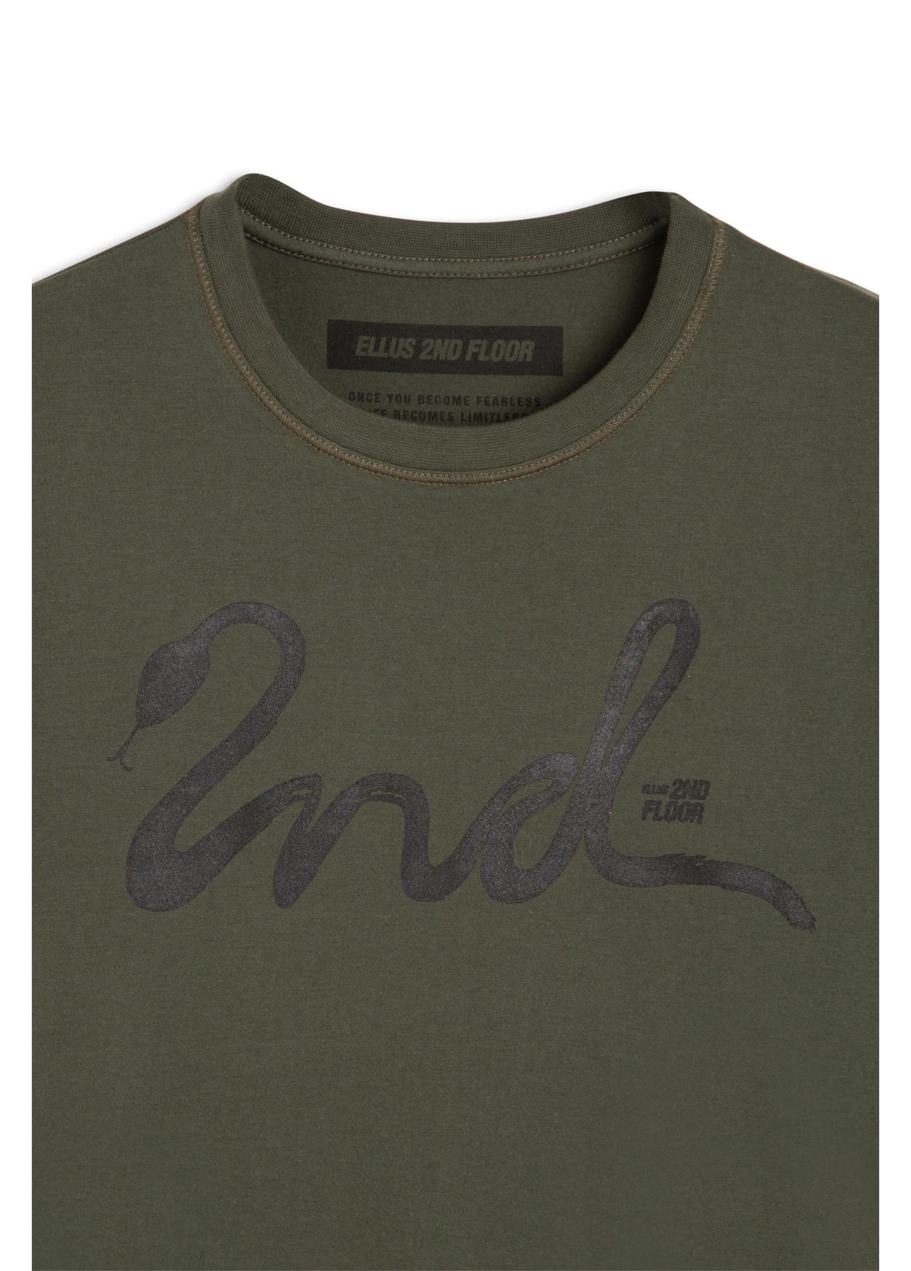 Blusa Básica Snake Verde Militar