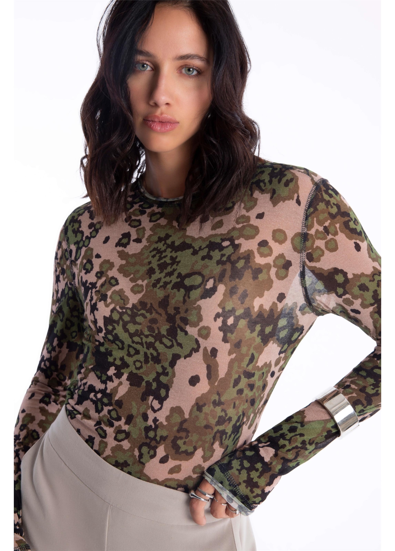 Blusa Beattle Ellus Estampado