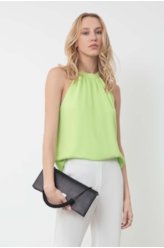 Blusa Beta Ellus Sleeveless Lemon