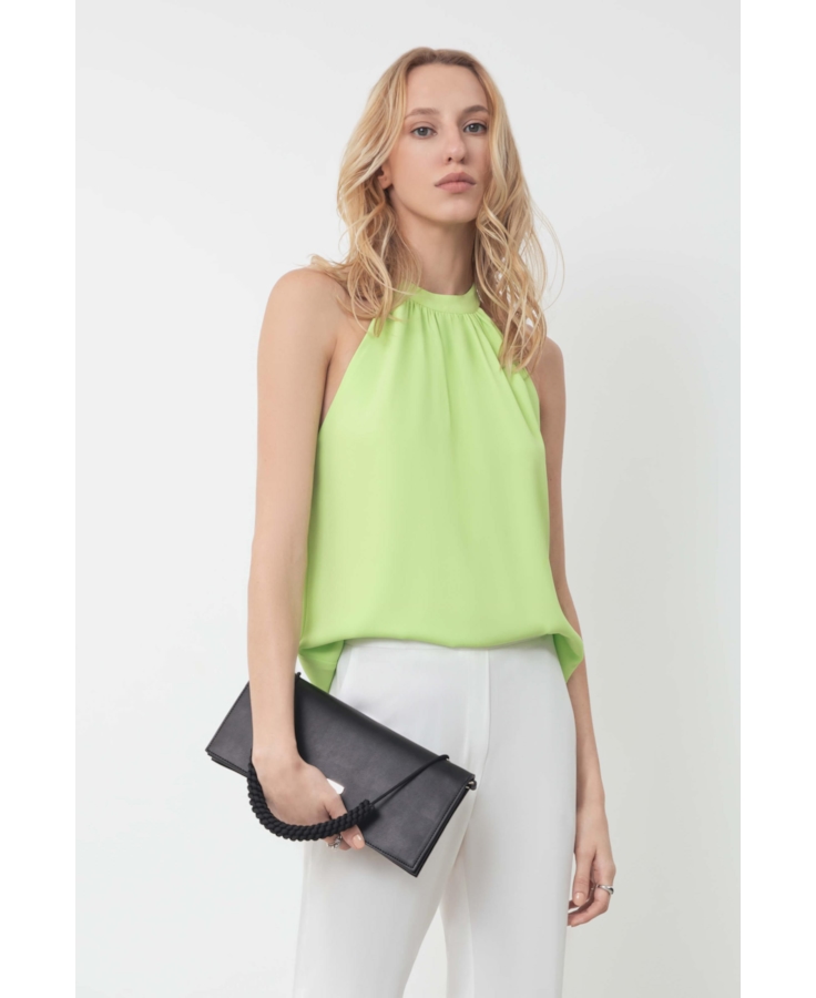 Blusa Beta Ellus Sleeveless Lemon
