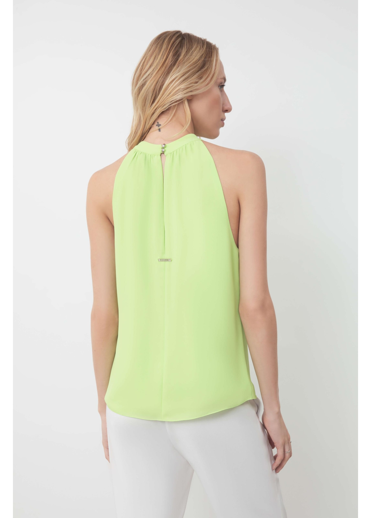 Blusa Beta Ellus Sleeveless Lemon