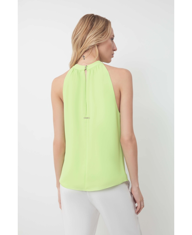 Blusa Beta Ellus Sleeveless Lemon