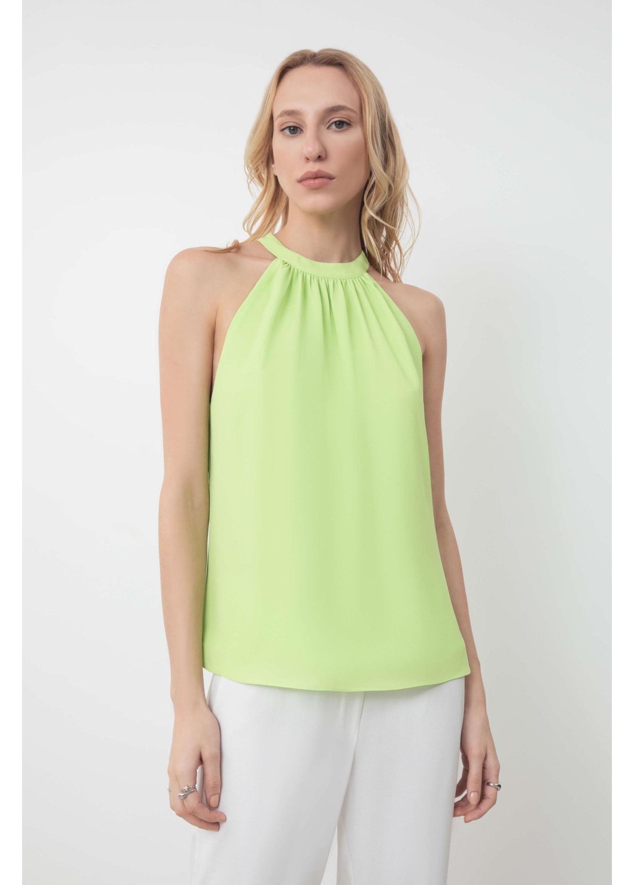 Blusa Beta Ellus Sleeveless Lemon