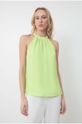 Blusa Beta Ellus Sleeveless Lemon