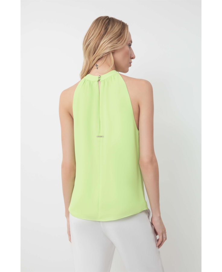 Blusa Beta Ellus Sleeveless Lemon