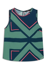 Blusa Beta Geometrico Sleeveless Padrao 1