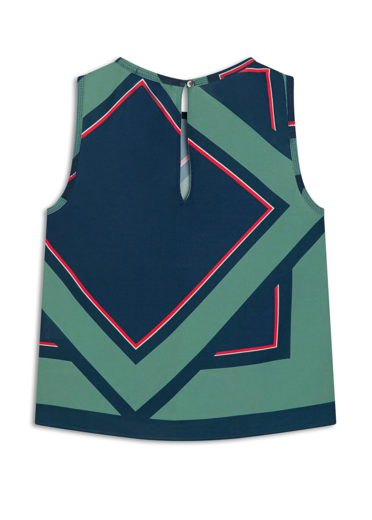Blusa Beta Geometrico Sleeveless Padrao 1