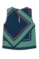 Blusa Beta Geometrico Sleeveless Padrao 1