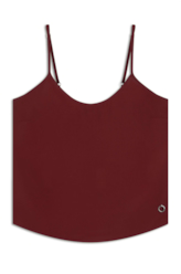 Blusa Beta Sleeveless Dark Wine