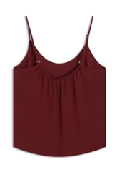 Blusa Beta Sleeveless Dark Wine