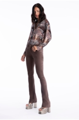 Blusa Beta Snake Buttons Estampado 1