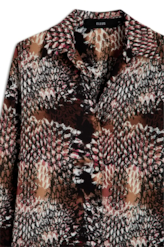 Blusa Beta Snake Buttons Estampado 1