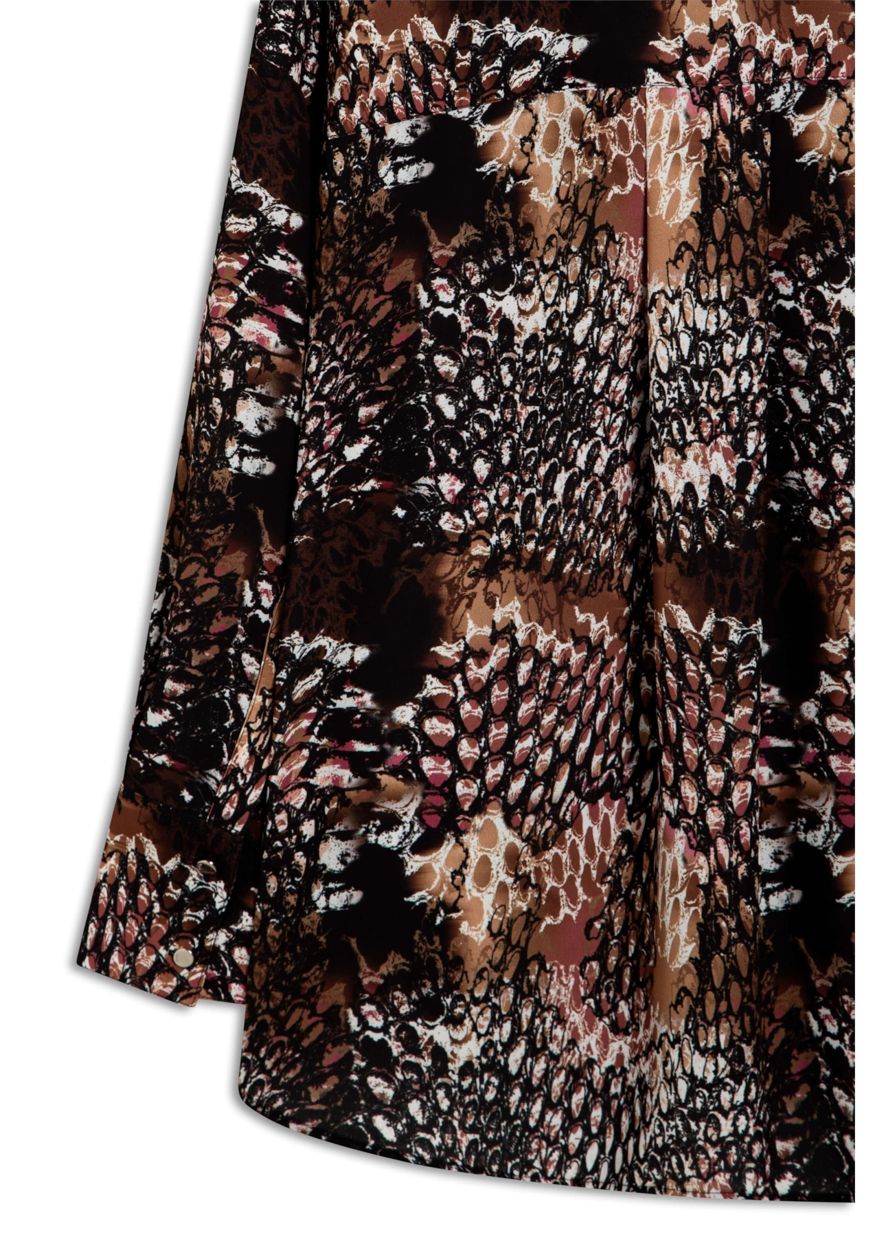 Blusa Beta Snake Buttons Estampado 1