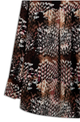 Blusa Beta Snake Buttons Estampado 1
