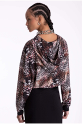 Blusa Beta Snake Straight Sports Estamp. 1