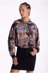 Blusa Beta Snake Straight Sports Estamp. 1
