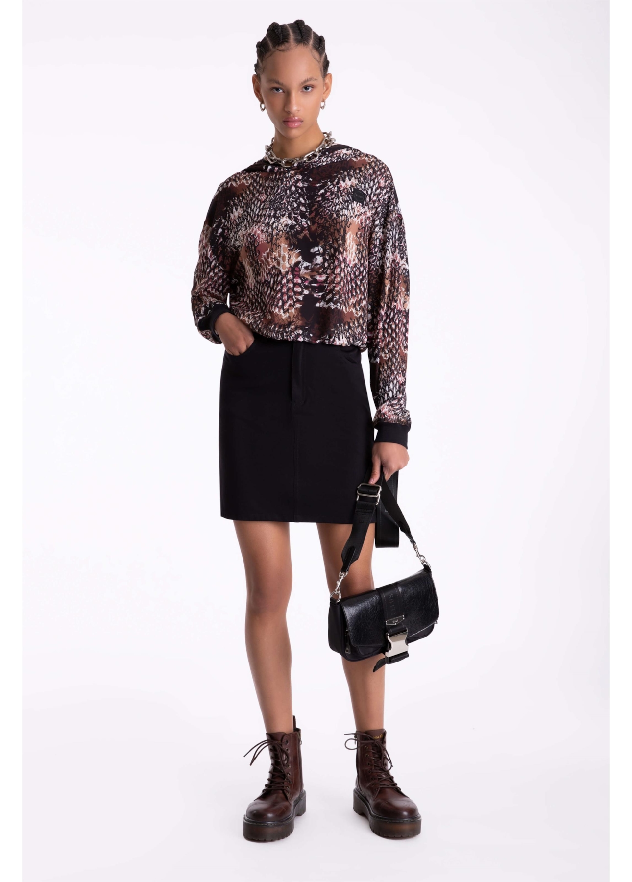 Blusa Beta Snake Straight Sports Estamp. 1
