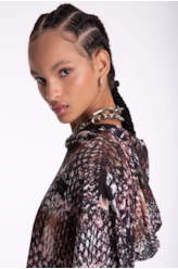 Blusa Beta Snake Straight Sports Estamp. 1