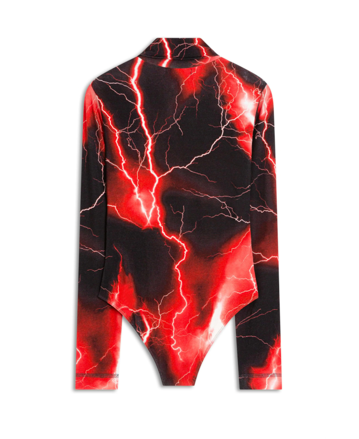 Blusa Bold Light Body Colar High Estampado