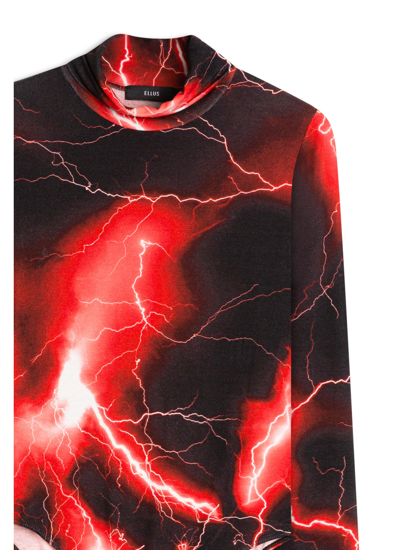 Blusa Bold Light Body Colar High Estampado